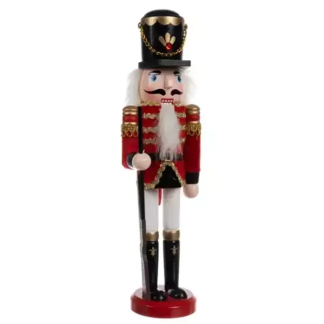 Ruhhy Decoratieve Houten Notenkraker 30 cm - Klassieke Kerstfiguur