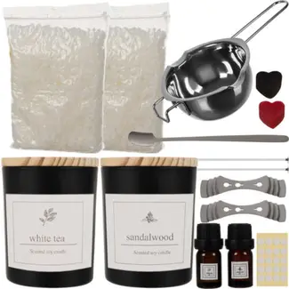Ruhhy Complete DIY Kaarsen Maken Set: Creatief en Natuurlijk