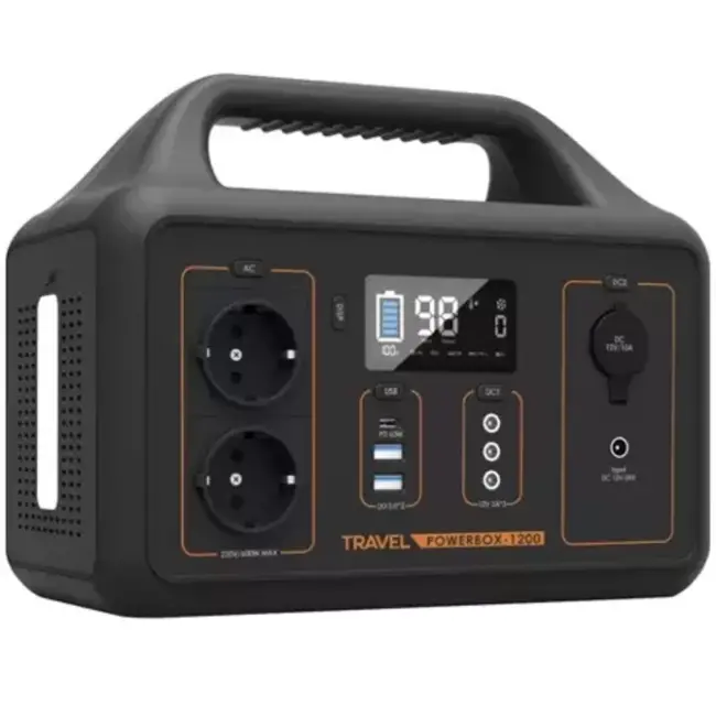 Ruhhy Draagbaar Powerstation 1200 (600W): Krachtige Energieoplossing