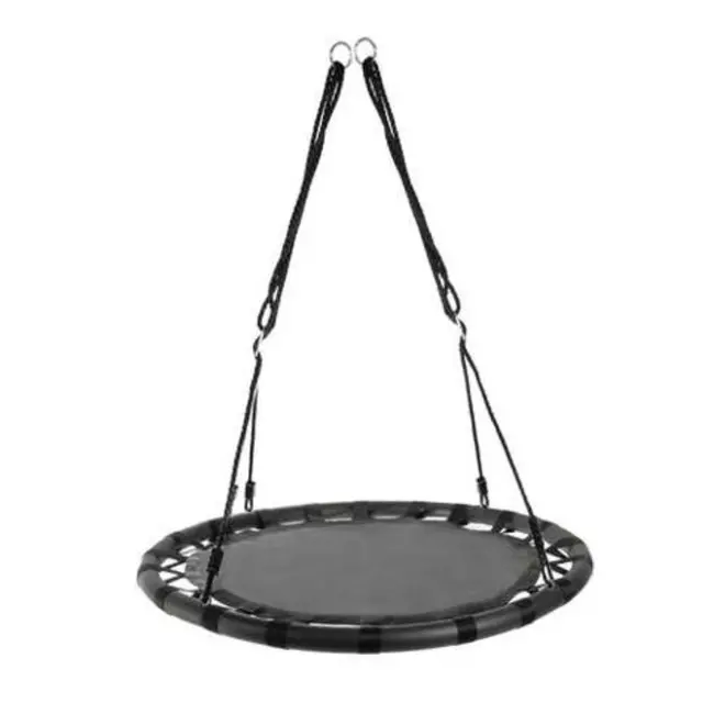 Ruhhy Hangschommel 'Nest' 100 cm - Zwart - Veilig en Duurzaam voor Buiten