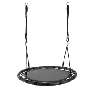Ruhhy Hangschommel 'Nest' 100 cm - Zwart - Veilig en Duurzaam voor Buiten