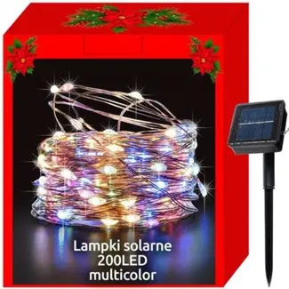 Ruhhy Solar LED Kerstverlichting - Multicolor - Een Feestelijke en Duurzame Keuze