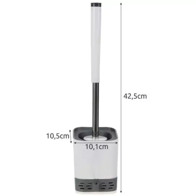 Ruhhy Siliconen Toiletborstel Set - Hygiënisch en Stijlvol