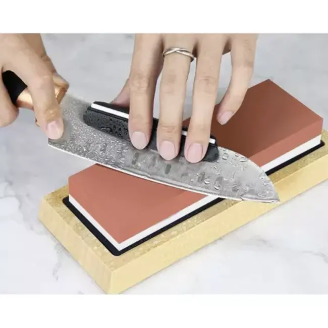 Ruhhy Waterstenen Messenslijpset - Professionele Kwaliteit voor Scherpe Messen