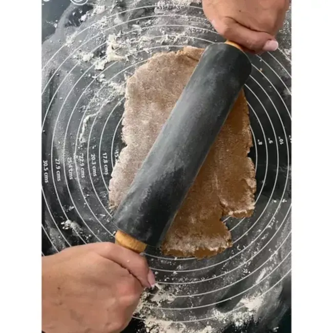 Ruhhy Siliconen Bakmat en Deegroller Set - Bakgemak en Precisie