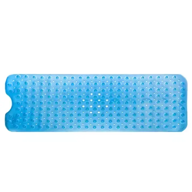 Ruhhy Antislip Badmat 100x40 cm - Blauw, Veilig en Comfortabel