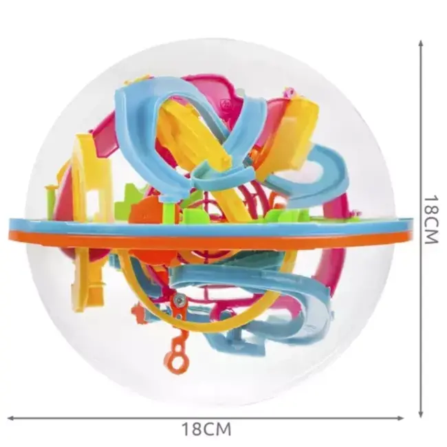 Ruhhy Intelligente 3D Labyrint Bal - Uitdaging met 138 Obstakels