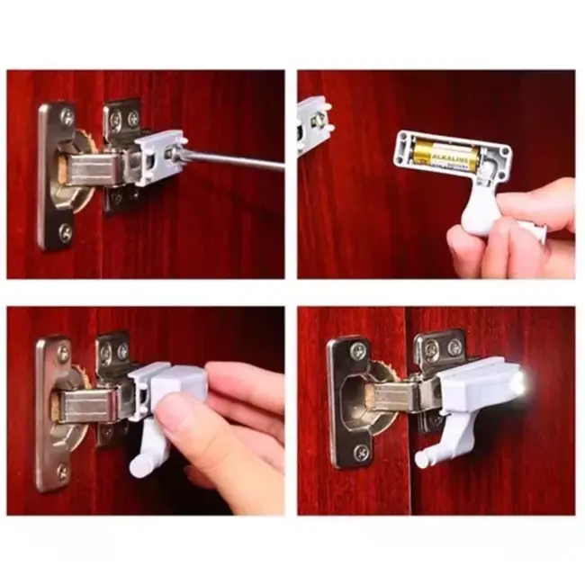 Ruhhy 3 LED Kastscharnierlamp - Verlicht Elke Hoek van Je Kas