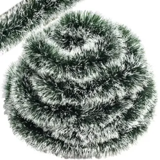 Ruhhy 6 Meter Frostige Kerstslinger - Perfect voor Grote Kerstbomen