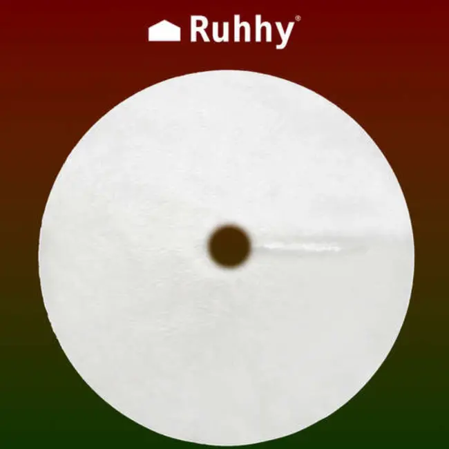 Ruhhy Kerstboommat 90cm - Voeg Luxe toe aan Uw Kerstdecor