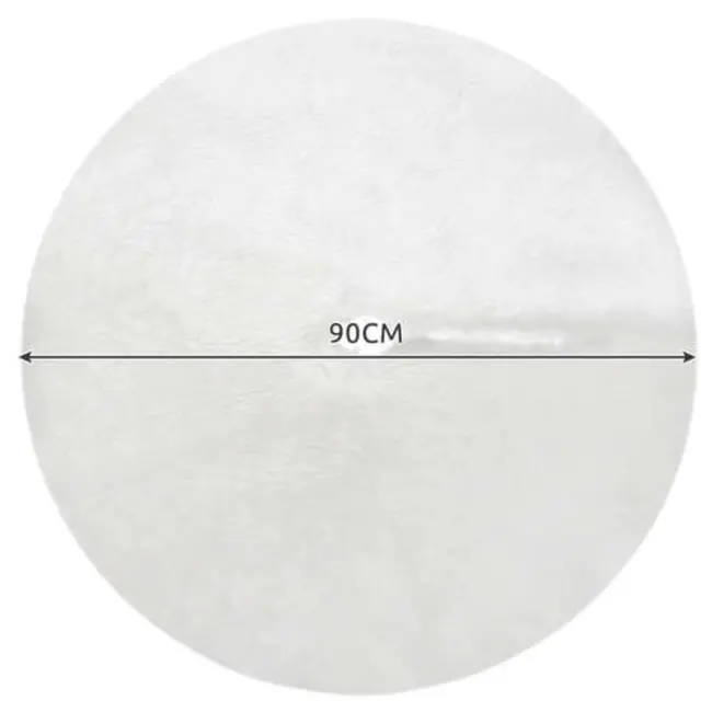 Ruhhy Kerstboommat 90cm - Voeg Luxe toe aan Uw Kerstdecor