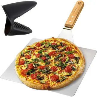 Ruhhy Pizza Schep/Plaat - Veilig en Stijlvol Voedsel Hanteren