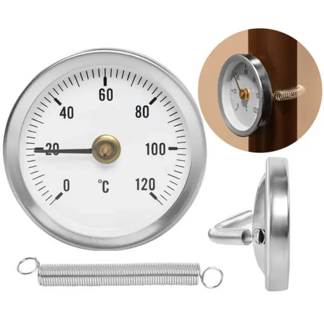 Ruhhy Bimetalen Thermometer – Nauwkeurige Temperatuurmeting voor Industrie en Thuis