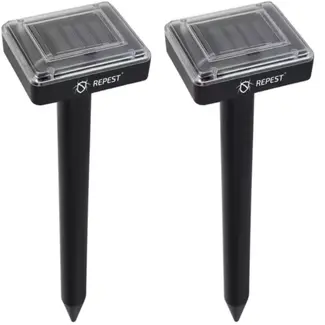 Repest Zonne-energie Mollenverjager - Set van 2 - Ecologische Plaagbestrijding Repest Zonne-energie Mollenverjager - Set van 2 - Ecologische Plaagbestrijding
