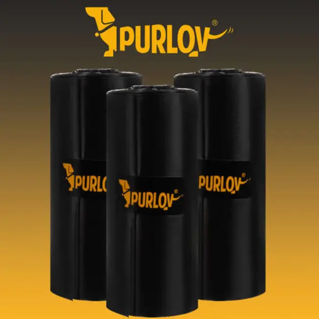 Purlov Zwart Poepzakjes Set - 1000 Stuks met Handig Etui - Perfect voor Hondenwandelingen