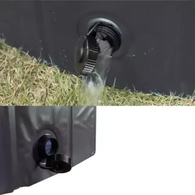 Purlov Basen Opvouwbaar Hondenzwembad 100x30 cm - Veilig en Draagbaar - Ideaal voor Zomerse Verkoeling