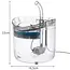 Purlov Waterstation voor Huisdieren - Transparant - 2000ml - Met Geavanceerd Filtersysteem