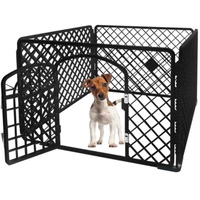 Purlov Huisdierenren: De Ideale Kooi voor Honden en Kleine Dieren - 90x90x60cm