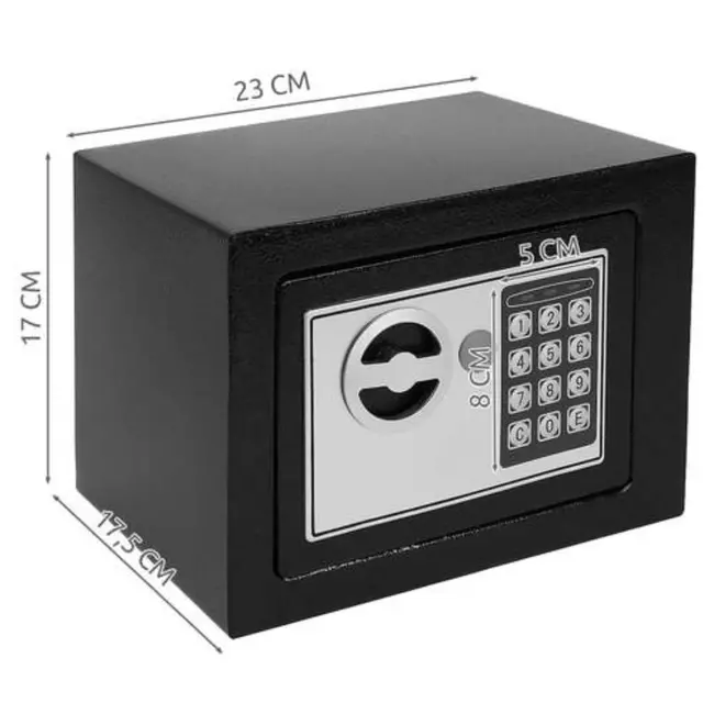 Malatec Elektronische Kluis - Veilig en Compact met Cijferslot en Sleutel