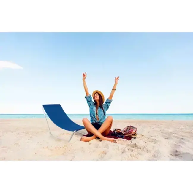 Malatec Opvouwbare Strandstoel - Lichtgewicht en Draagbaar - Ideaal voor Buiten