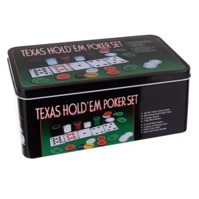Malatec Alles-in-één Texas Poker Set - 200 Chips en Meer
