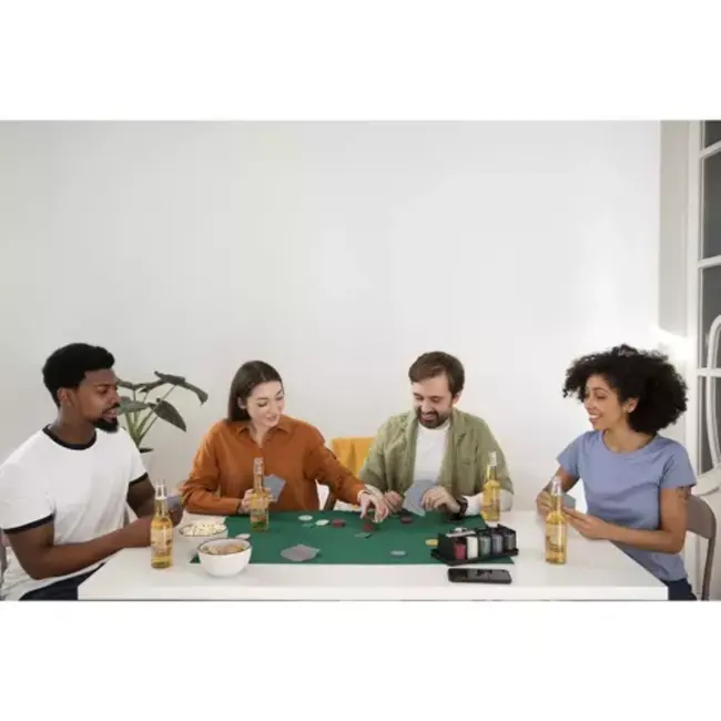 Malatec Alles-in-één Texas Poker Set - 200 Chips en Meer