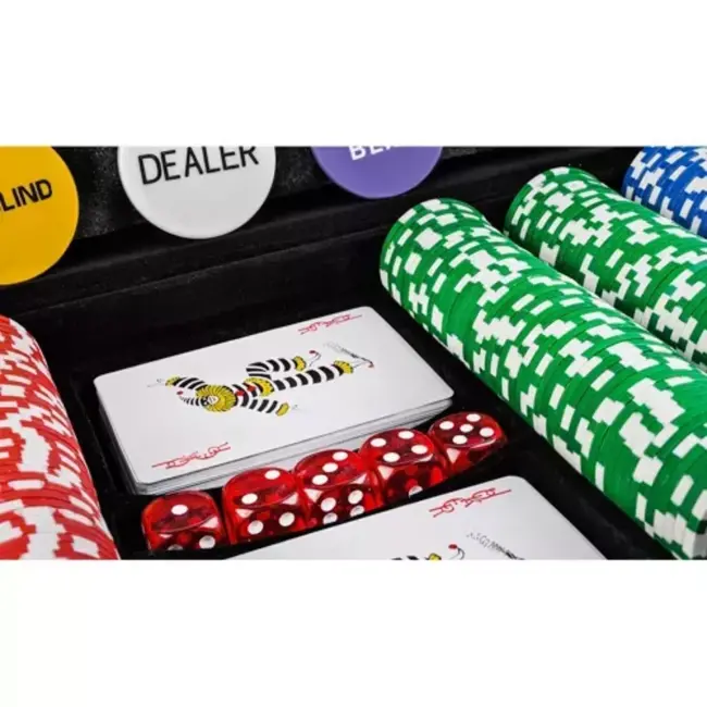 Malatec Poker Set met 500 Chips - Compleet en Klaar voor Gebruik