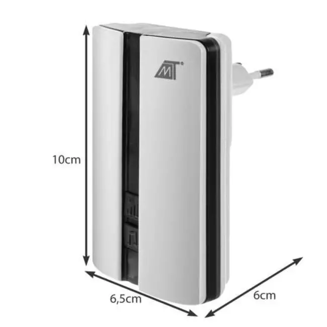 Malatec Draadloze Deurbel Wit - Veelzijdig en Weerbestendig met 51 Melodieën