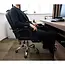 Malatec Bureaustoel met Voetensteun - Zwart - Ergonomisch en Comfortabel