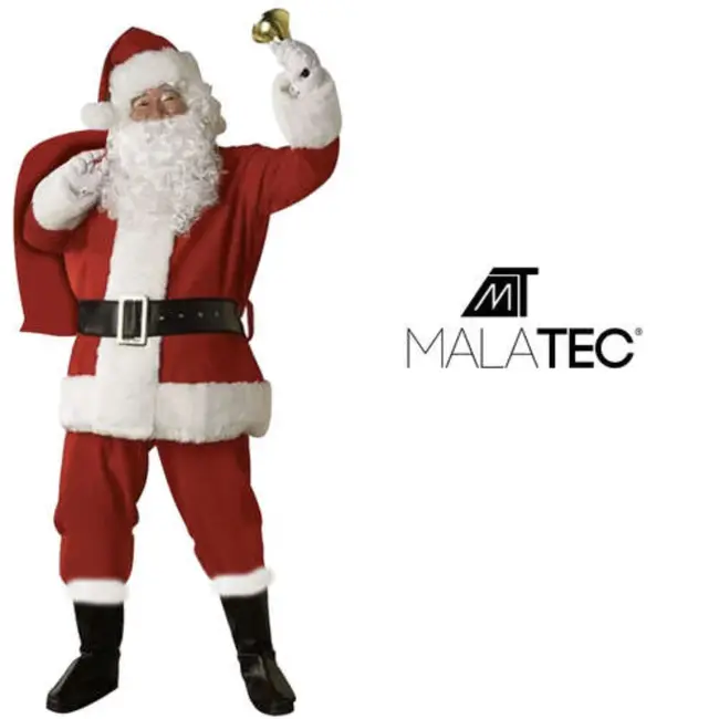 Malatec Santa Claus Kostuumset - Professioneel en Compleet voor Kerstmis