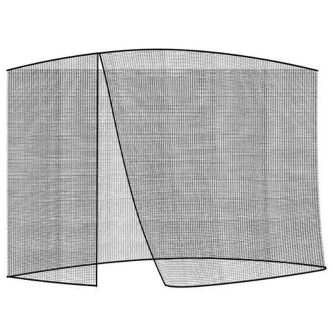 Malatec Muggennet voor Tuinparasol Ø 3,5m - Bescherming tegen Insecten