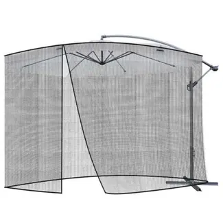 Malatec Muggennet voor Tuinparasol Ø 3,5m - Bescherming tegen Insecten Malatec Muggennet voor Tuinparasol Ø 3,5m - Bescherming tegen Insecten