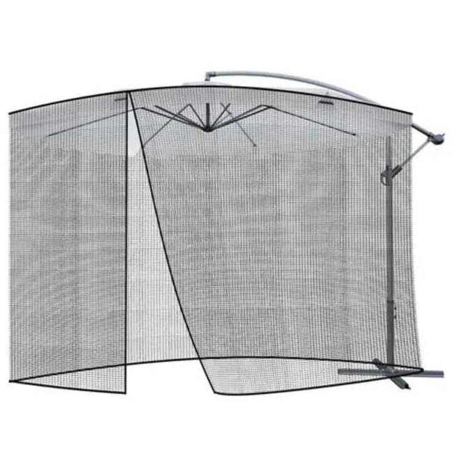 Malatec Muggennet voor Tuinparasol Ø 3,5m - Bescherming tegen Insecten