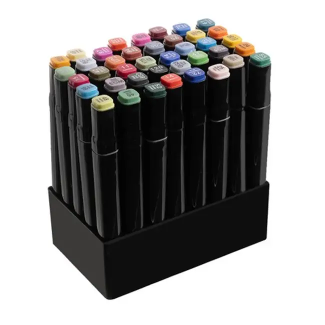Maaleo Dubbelzijdige Markers - Set van 40 Stuks voor Creatieve Projecten
