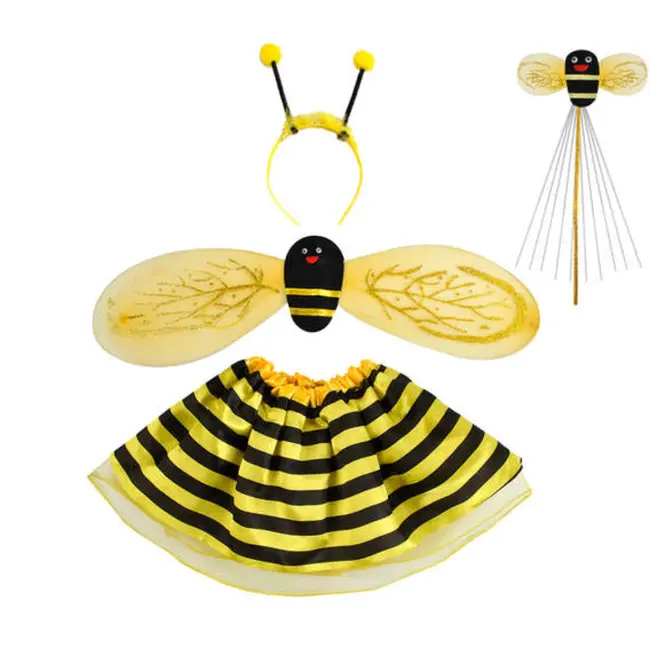 Kruzzel Bijenkostuum voor Kinderen - Vrolijke Verkleedpret!