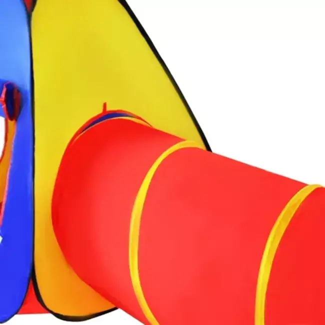 Kruzzel 3-in-1 Kinderentent: Tipi, Tunnel & Speelhuis - Multifunctioneel Speelplezier!