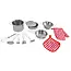 Kruzzel Kinder Kookset - Complete 13-delige Metalen Set - Perfect voor Jonge Chefs