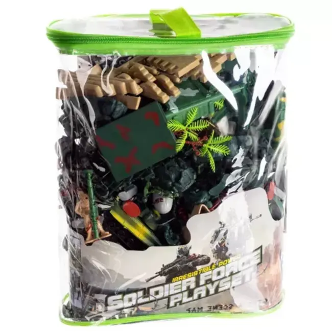 Kruzzel Militaire Basis Set - 300-delige Uitgebreide Speelset voor Jonge Strijders