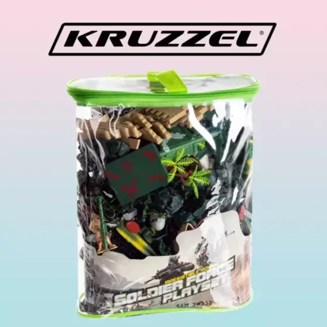 Kruzzel Militaire Basis Set - 300-delige Uitgebreide Speelset voor Jonge Strijders