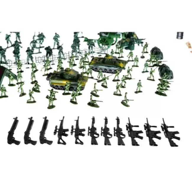 Kruzzel Militaire Basis Set - 300-delige Uitgebreide Speelset voor Jonge Strijders