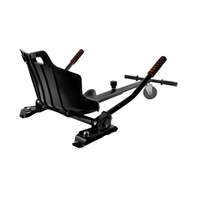 Kruzzel Hoverboard Zitje - Verander Je Hoverboard in een Gokart - Zwart/Oranje