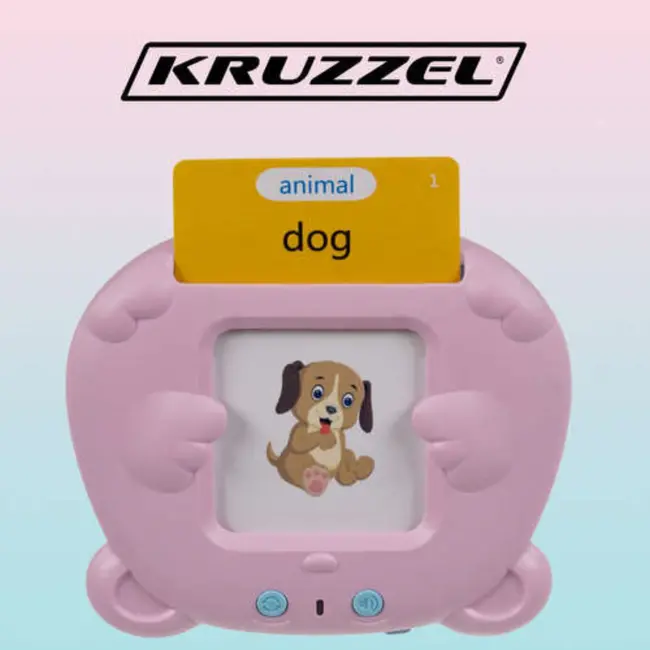 Kruzzel Engelse Kaartlezer 'Teddy' - Maak Leren Leuk!