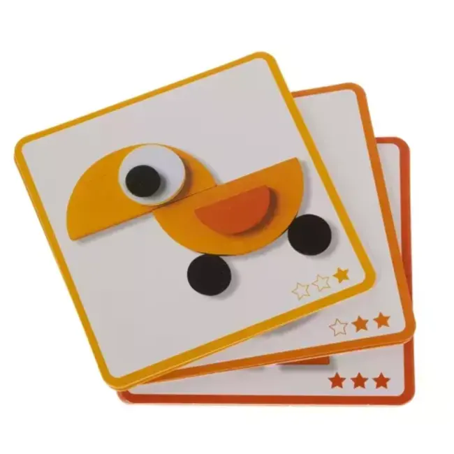 Kruzzel Houten Puzzel - Stimuleer Creativiteit met Dieren en Vormen