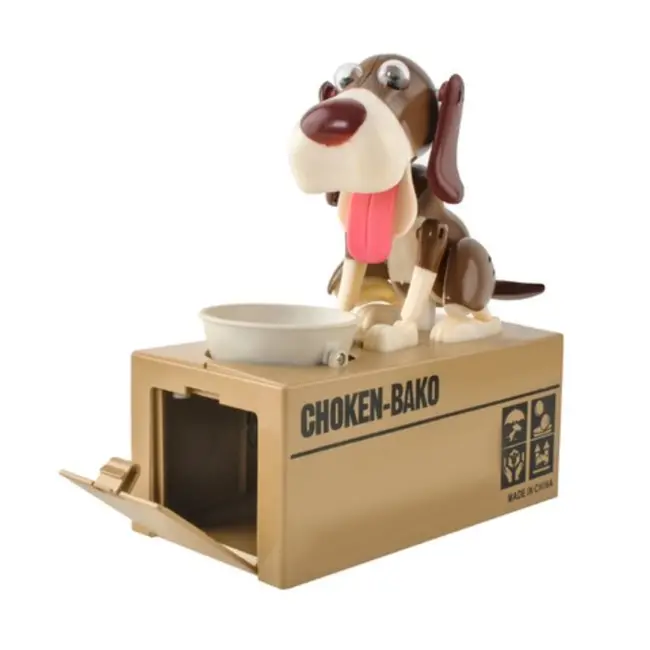 Kruzzel Spaarpot Bruine Hond - Maak Sparen Leuk voor Kinderen