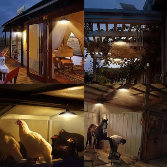 Izoxis Hangende Solar Lampen - Stijlvolle en Duurzame Buitenverlichting