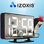 Izoxis LED Wekker met Tijdprojector - Multifunctionele Nachthulp