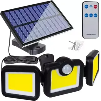 Izoxis Krachtige Solar LED Straatlamp met Bewegingssensor