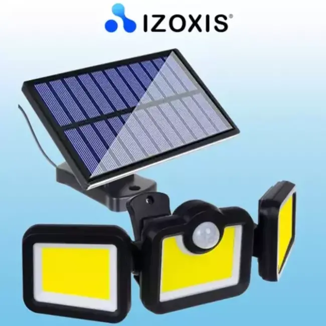 Izoxis Krachtige Solar LED Straatlamp met Bewegingssensor