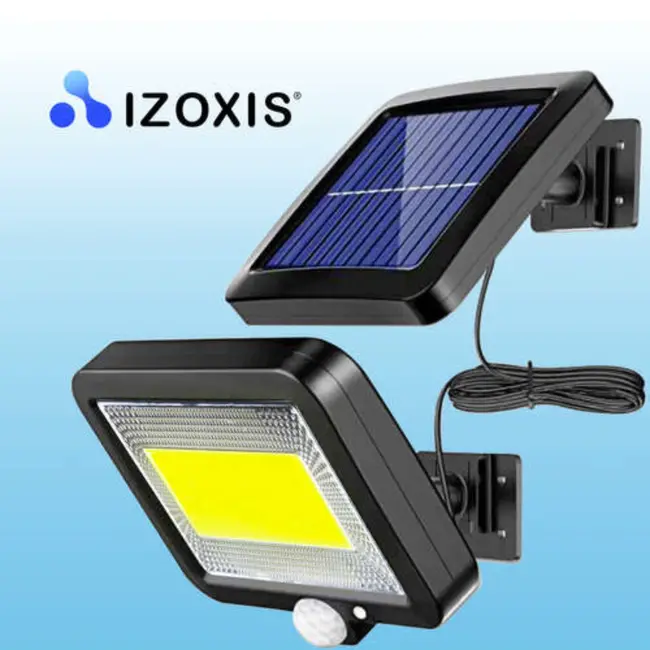 Izoxis 100LED Solar Lamp - Duurzame en Krachtige Buitenverlichting