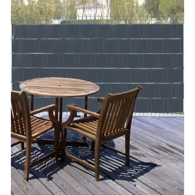 Gardlov Vlechtband Hekwerk - 4.75 cm x 35 m - Premium Kwaliteit - Antraciet